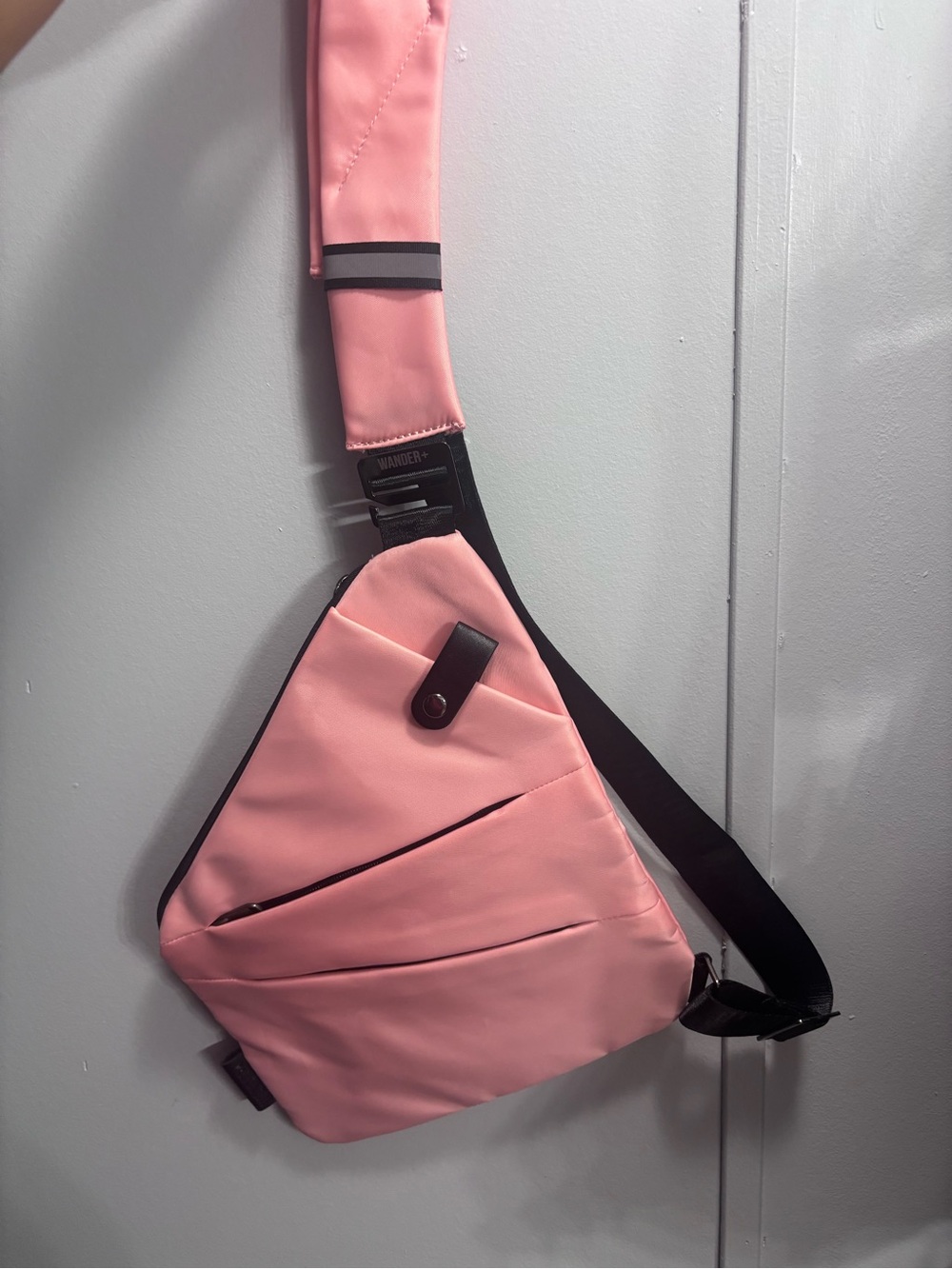 WANDER Pink Crossbody Sling Bag for Women